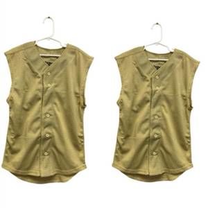 NEW TAG TEAM unisex 2 new adult button down sports mesh jersey uniform tank tops